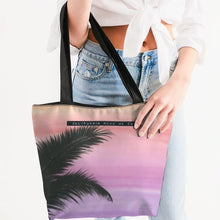 Load image into Gallery viewer, CALIFORNIA HERE WE COME Canvas Zip Tote
